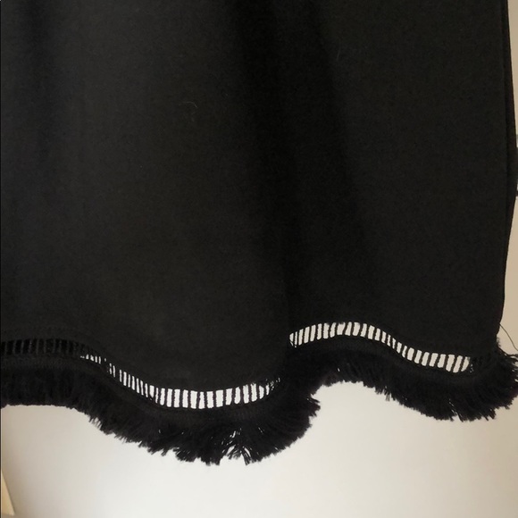 Lulus Skyline Views Black Fringe Halter Dress - Picture 6 of 8